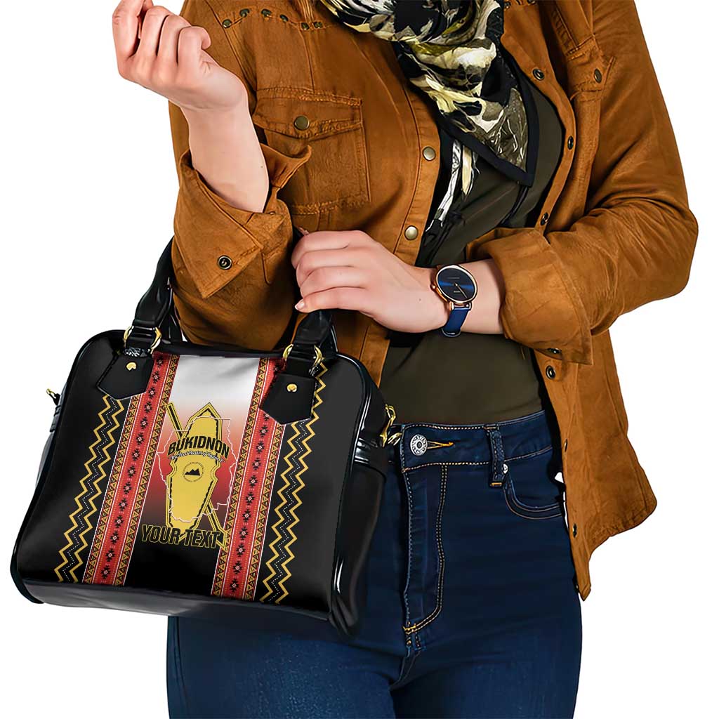 Personalised Bukidnon Philippines Shoulder Handbag The Food Basket of Region X LT14 - Polynesian Pride