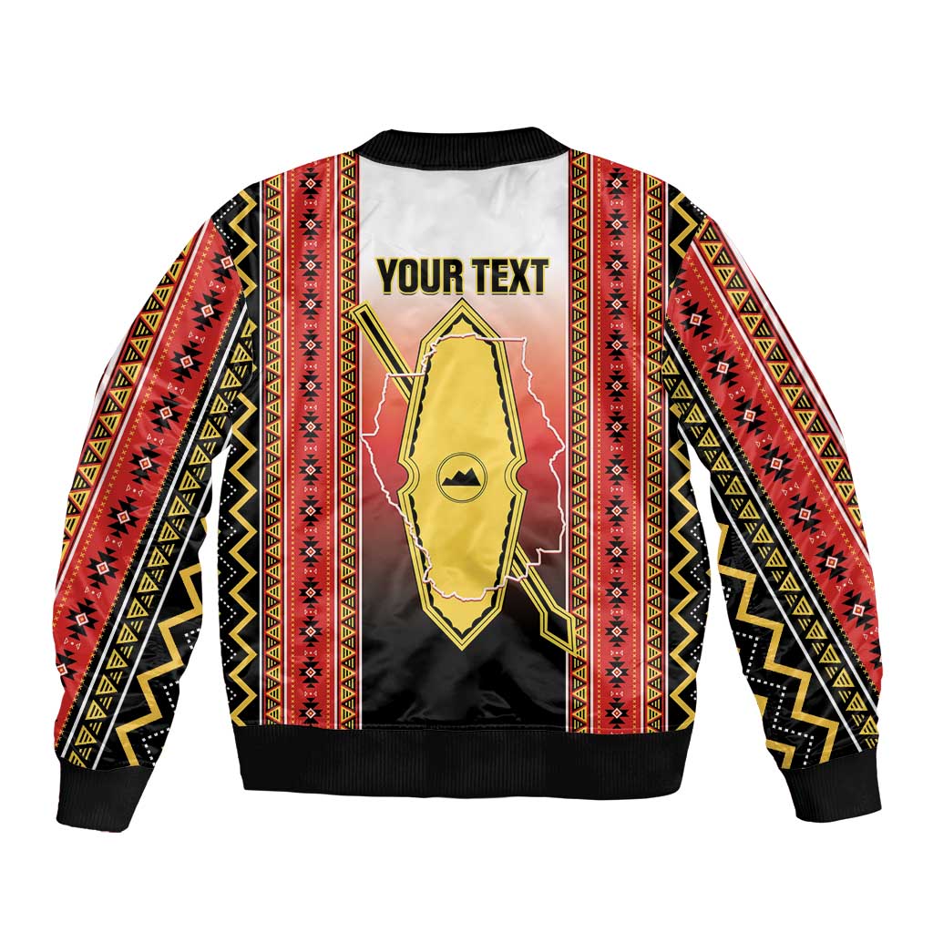 Personalised Bukidnon Philippines Sleeve Zip Bomber Jacket The Food Basket of Region X LT14 - Polynesian Pride