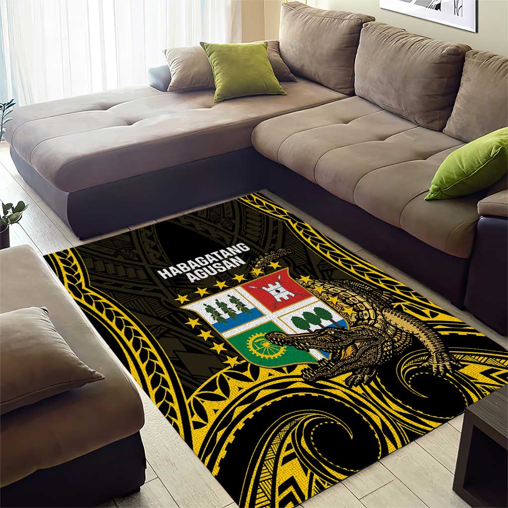 Agusan del Sur Philippines Area Rug Habagatang Agusan Lolong