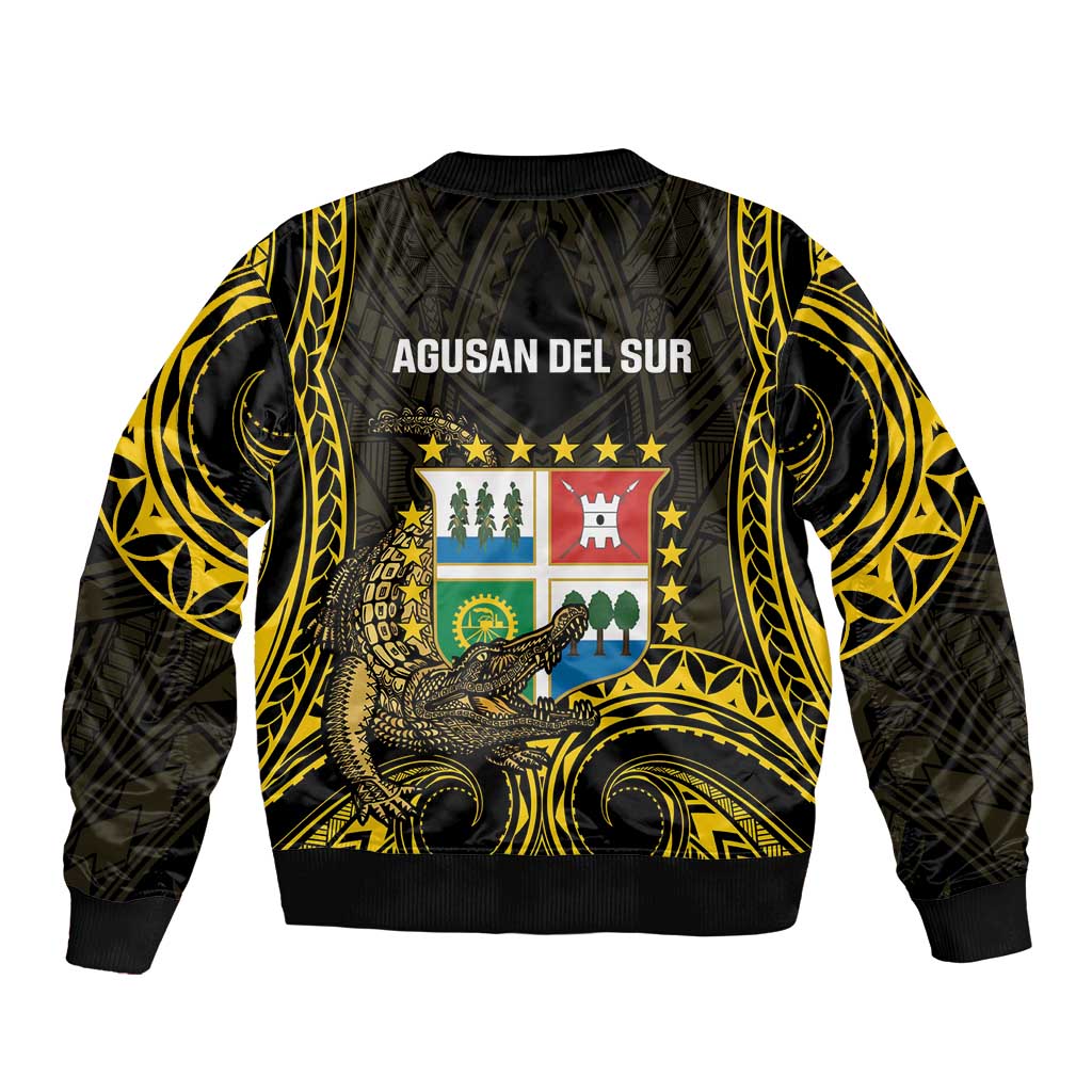 Agusan del Sur Philippines Bomber Jacket Habagatang Agusan Lolong LT14 - Polynesian Pride