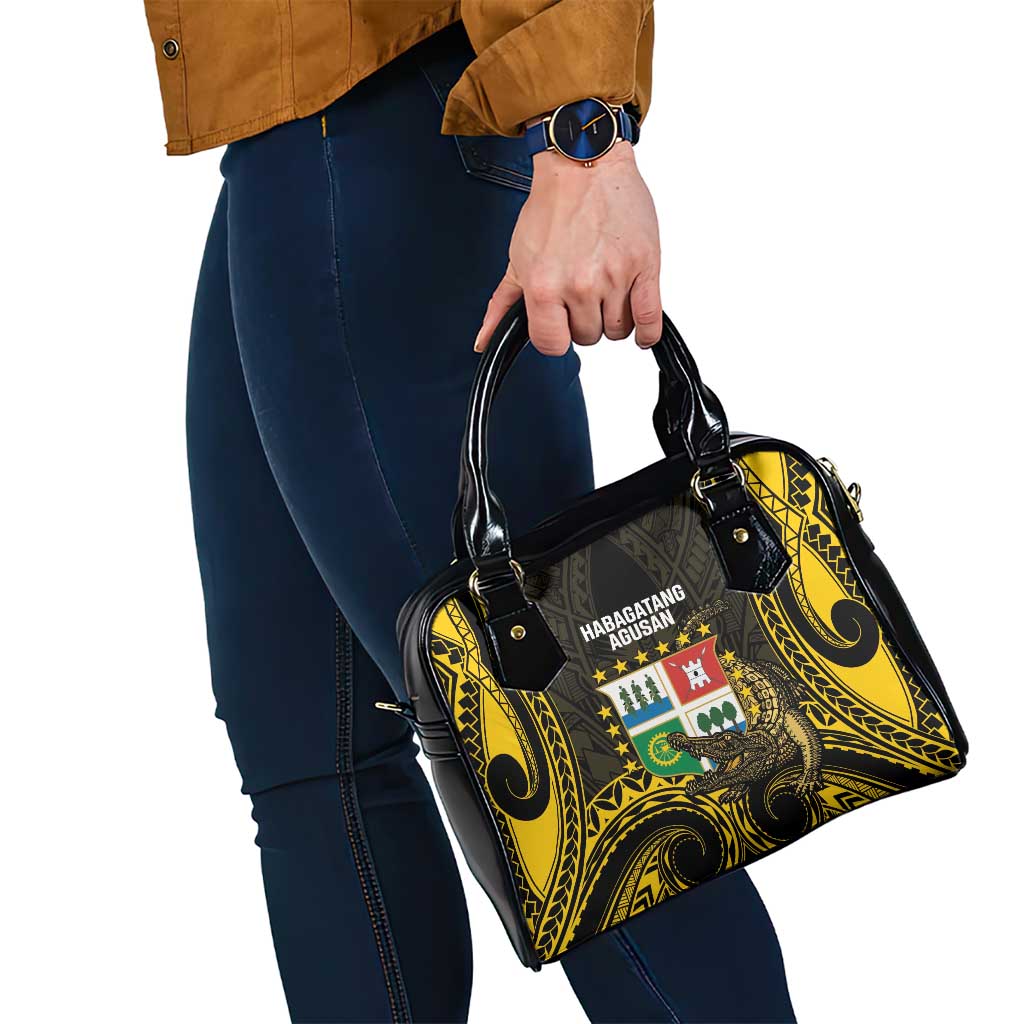 Agusan del Sur Philippines Shoulder Handbag Habagatang Agusan Lolong LT14 - Polynesian Pride