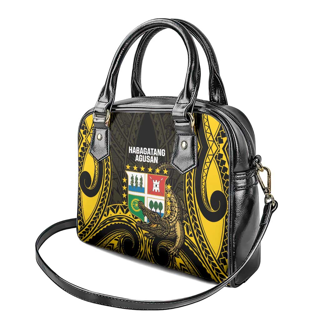 Agusan del Sur Philippines Shoulder Handbag Habagatang Agusan Lolong LT14 - Polynesian Pride