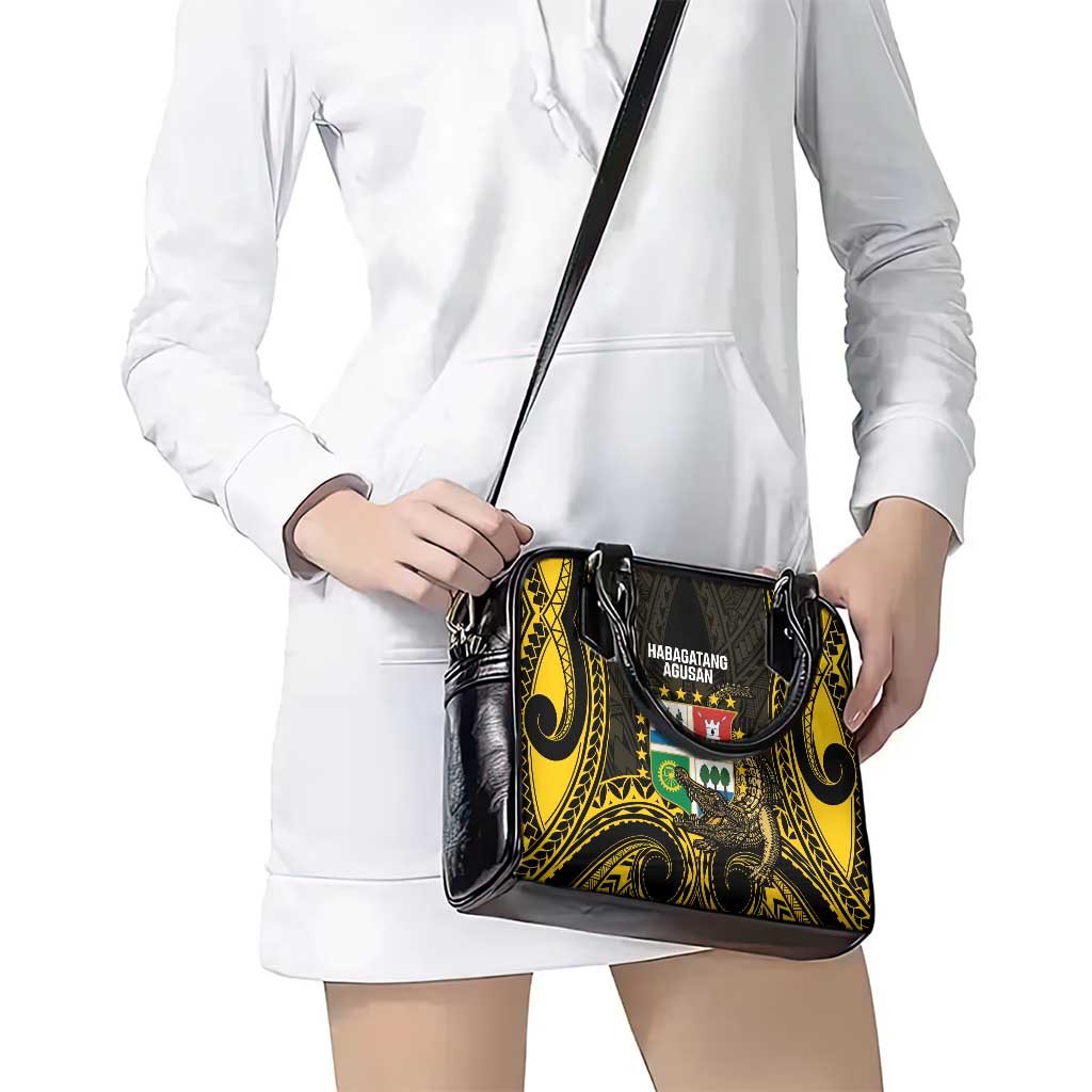 Agusan del Sur Philippines Shoulder Handbag Habagatang Agusan Lolong LT14 - Polynesian Pride