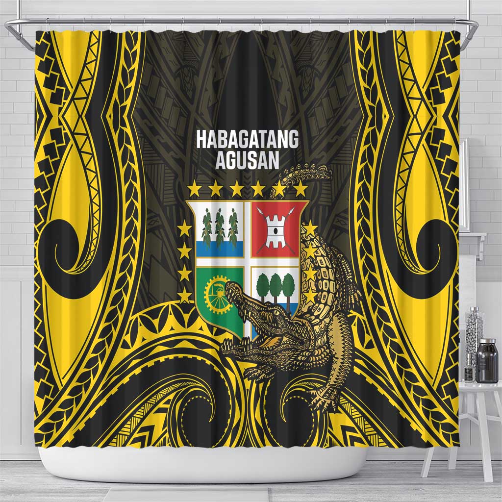 Agusan del Sur Philippines Shower Curtain Habagatang Agusan Lolong LT14 - Polynesian Pride