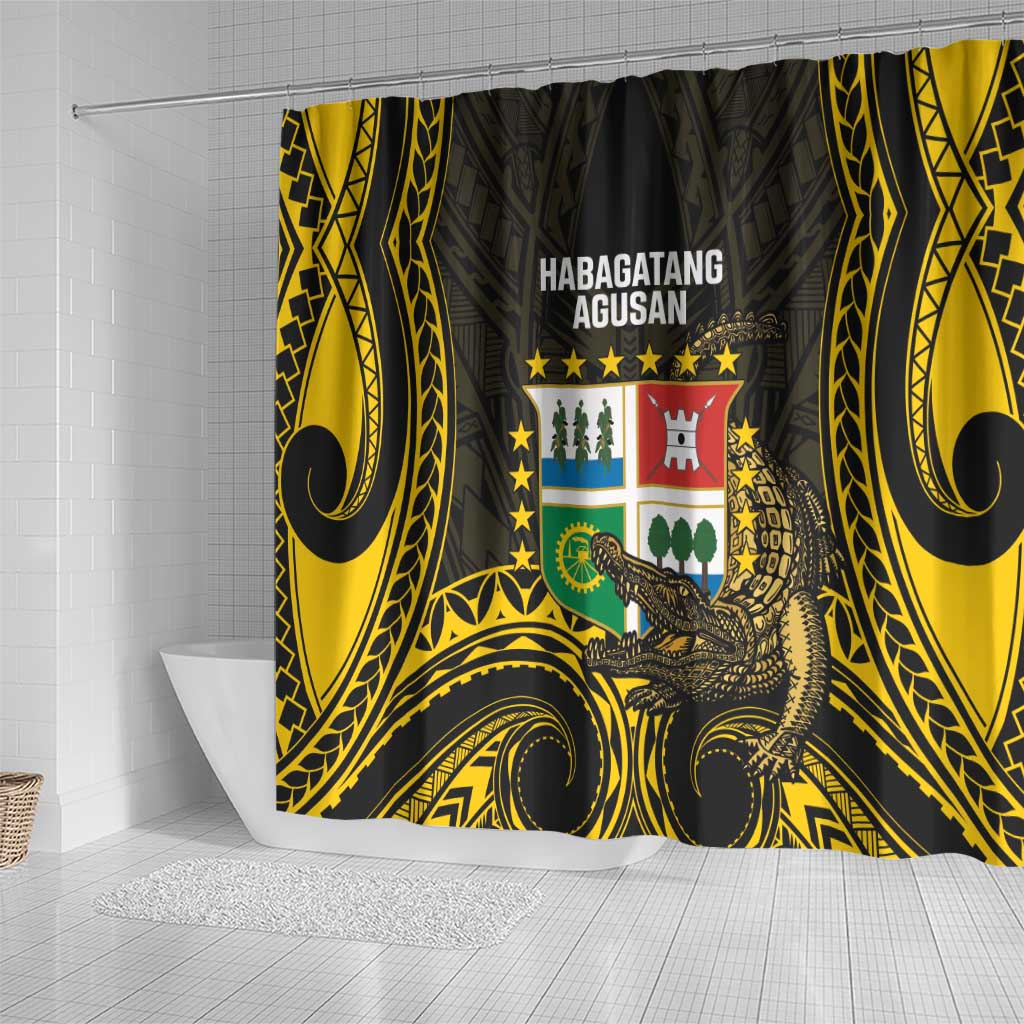 Agusan del Sur Philippines Shower Curtain Habagatang Agusan Lolong LT14 - Polynesian Pride