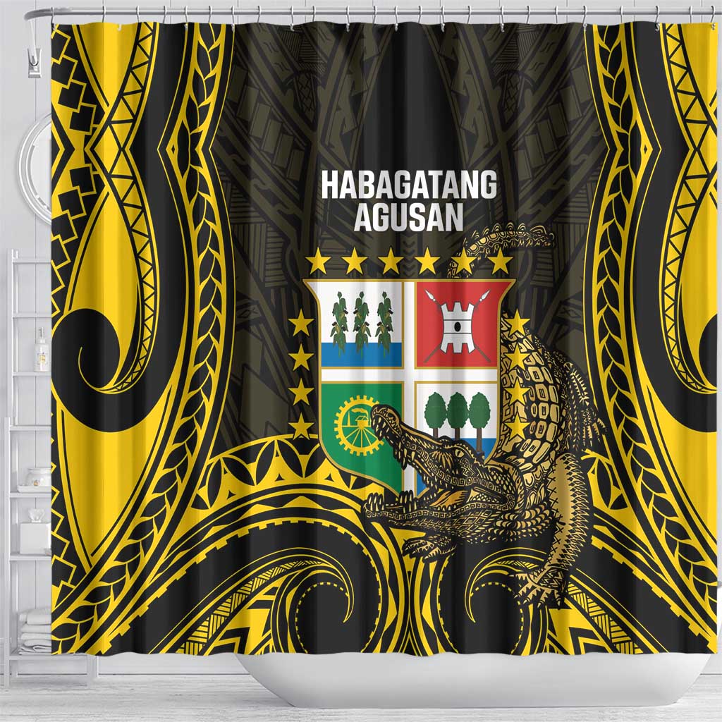 Agusan del Sur Philippines Shower Curtain Habagatang Agusan Lolong LT14 - Polynesian Pride