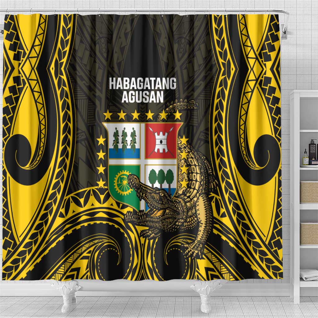 Agusan del Sur Philippines Shower Curtain Habagatang Agusan Lolong LT14 - Polynesian Pride