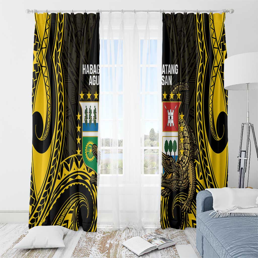 Agusan del Sur Philippines Window Curtain Habagatang Agusan Lolong