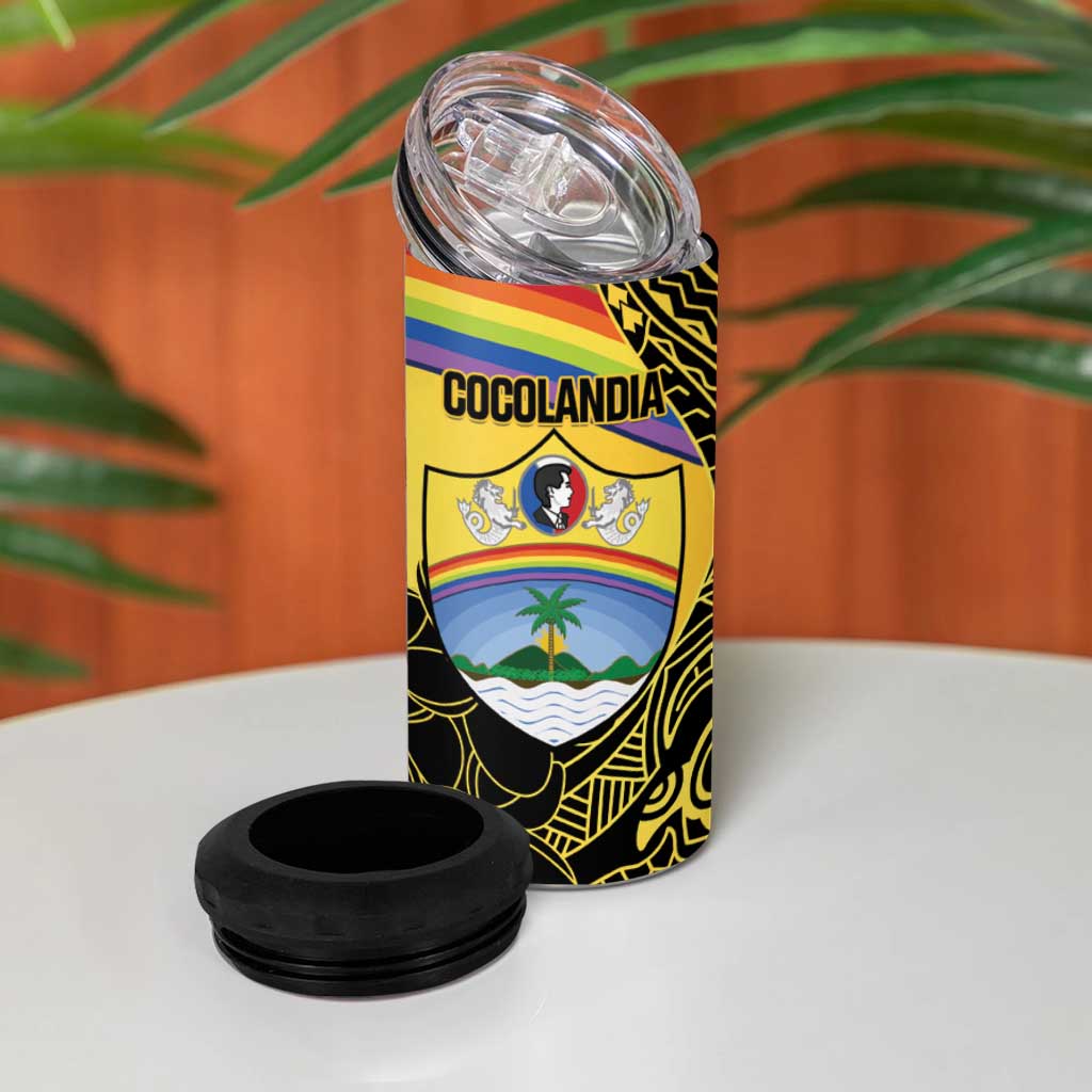 Quezon Province 4 in 1 Can Cooler Tumbler Cocolandia Philippines Turtle LT14 - Polynesian Pride