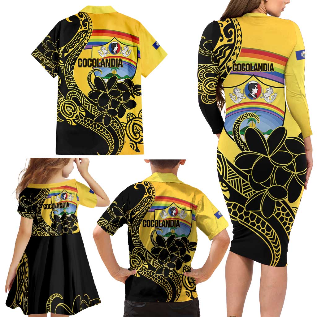 Quezon Province Family Matching Long Sleeve Bodycon Dress and Hawaiian Shirt Cocolandia Philippines Turtle