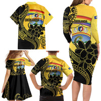 Quezon Province Family Matching Long Sleeve Bodycon Dress and Hawaiian Shirt Cocolandia Philippines Turtle
