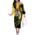 Quezon Province Family Matching Off The Shoulder Long Sleeve Dress and Hawaiian Shirt Cocolandia Philippines Turtle