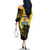 Quezon Province Family Matching Off The Shoulder Long Sleeve Dress and Hawaiian Shirt Cocolandia Philippines Turtle
