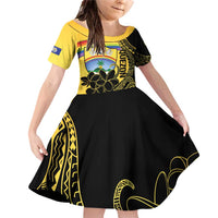 Quezon Province Family Matching Off Shoulder Short Dress and Hawaiian Shirt Cocolandia Philippines Turtle