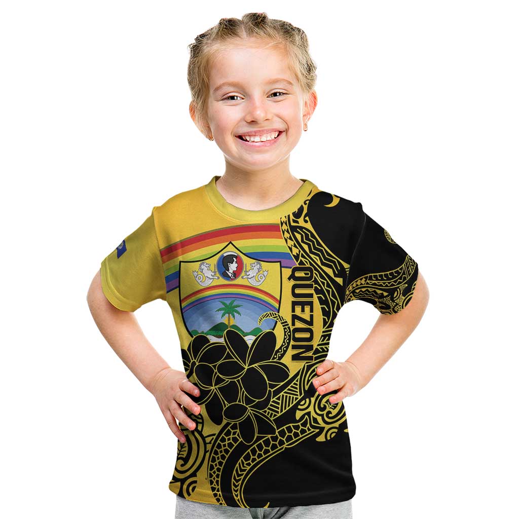 Quezon Province Kid T Shirt Cocolandia Philippines Turtle LT14 Gold - Polynesian Pride