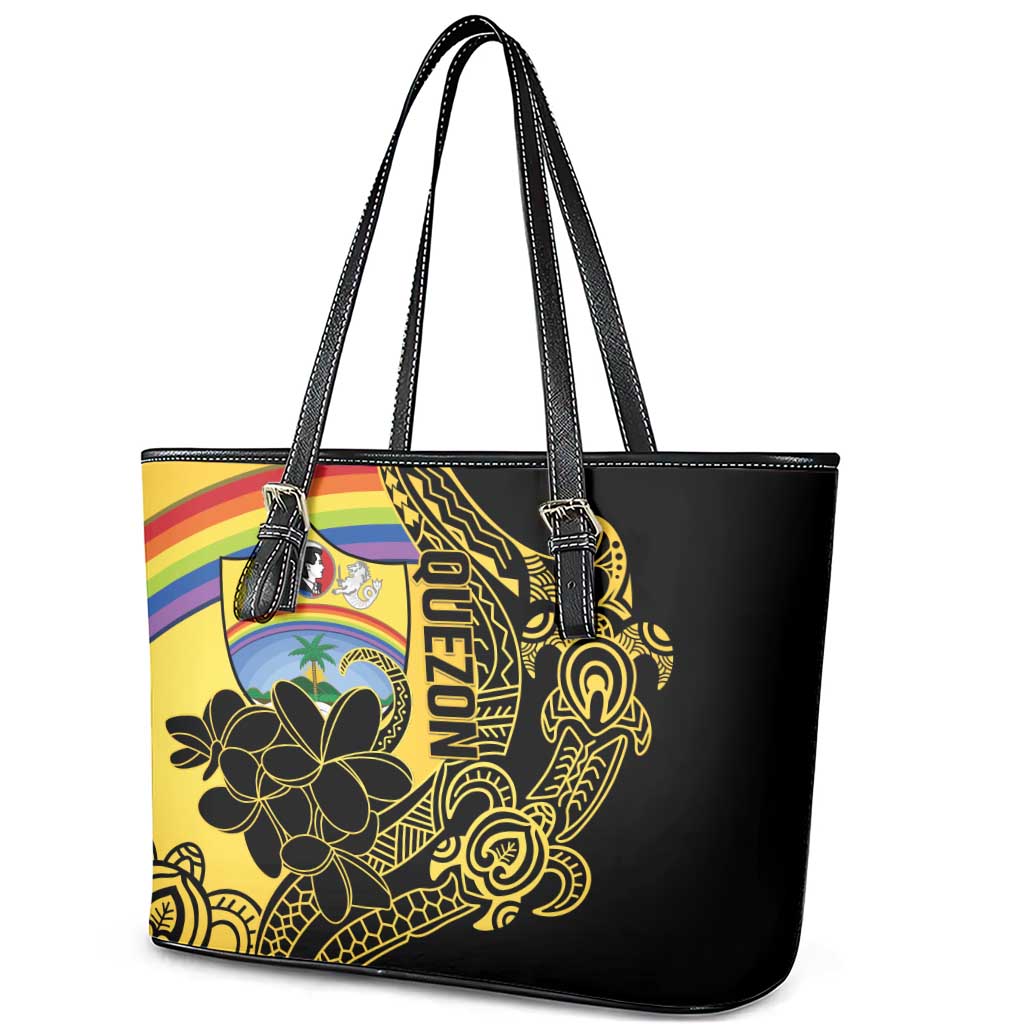 Quezon Province Leather Tote Bag Cocolandia Philippines Turtle LT14 - Polynesian Pride