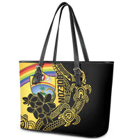 Quezon Province Leather Tote Bag Cocolandia Philippines Turtle LT14 - Polynesian Pride