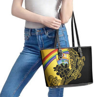 Quezon Province Leather Tote Bag Cocolandia Philippines Turtle LT14 - Polynesian Pride