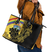 Quezon Province Leather Tote Bag Cocolandia Philippines Turtle LT14 - Polynesian Pride