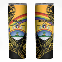 Quezon Province Skinny Tumbler Cocolandia Philippines Turtle LT14 Gold - Polynesian Pride