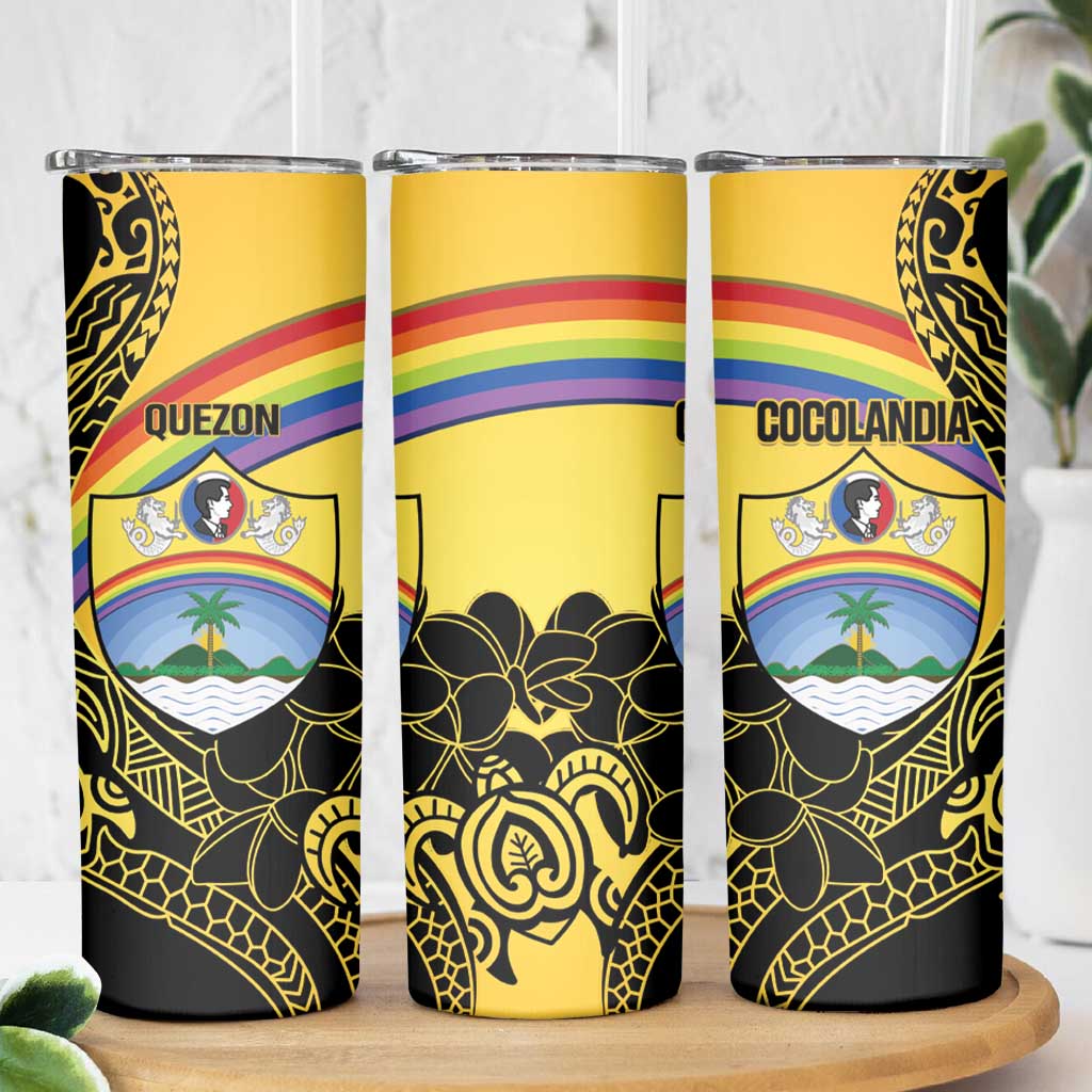 Quezon Province Skinny Tumbler Cocolandia Philippines Turtle LT14 - Polynesian Pride