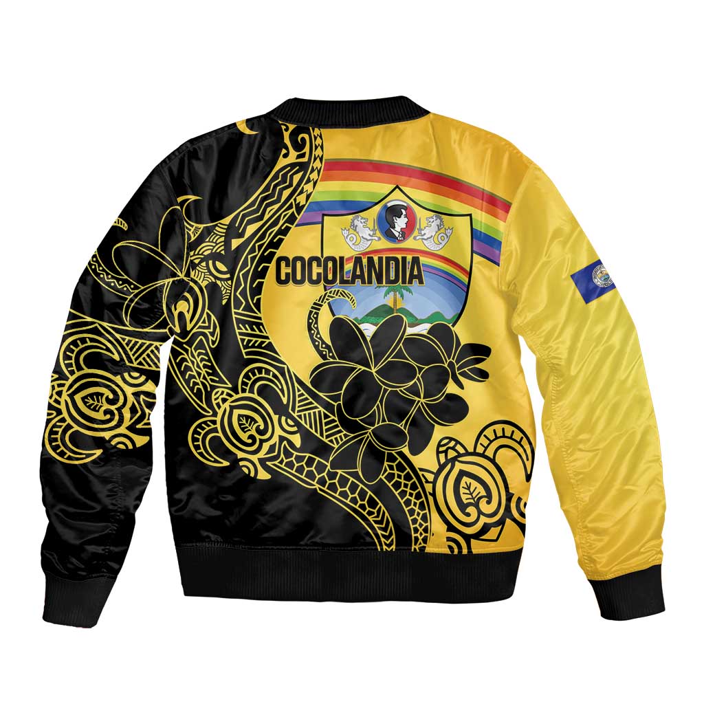 Quezon Province Sleeve Zip Bomber Jacket Cocolandia Philippines Turtle LT14 - Polynesian Pride