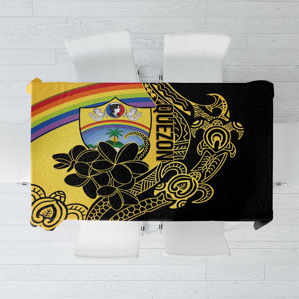 Quezon Province Tablecloth Cocolandia Philippines Turtle LT14 Gold - Polynesian Pride
