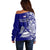 Polynesian Pride American Samoa Off Shoulder Sweater July 4 Independence Day LT14 - Polynesian Pride