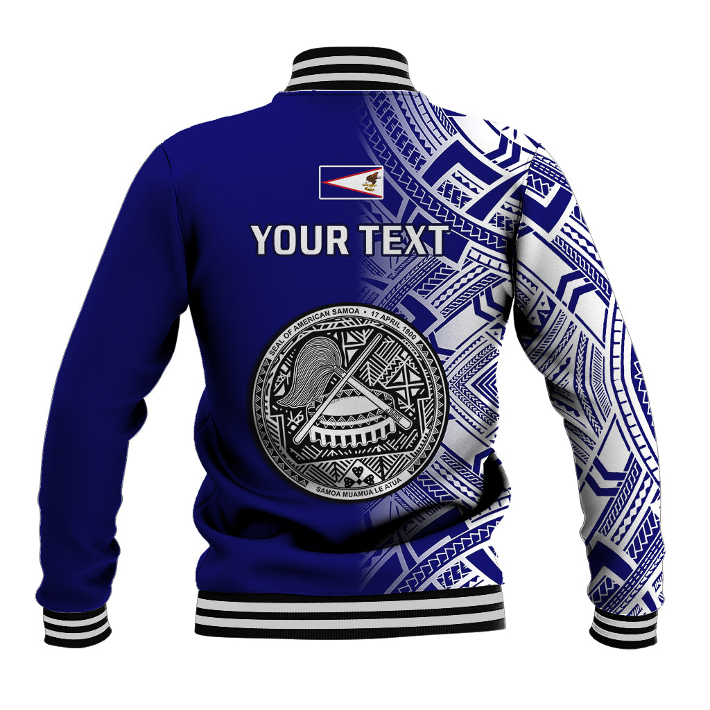 Personalised American Samoa Baseball Jacket July 4 Independence Day LT14 - Polynesian Pride