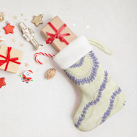 Hawaii Honohono Palaka Motifs Christmas Stocking Hawaiian Orchid Lei