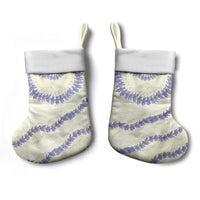 Hawaii Honohono Palaka Motifs Christmas Stocking Hawaiian Orchid Lei