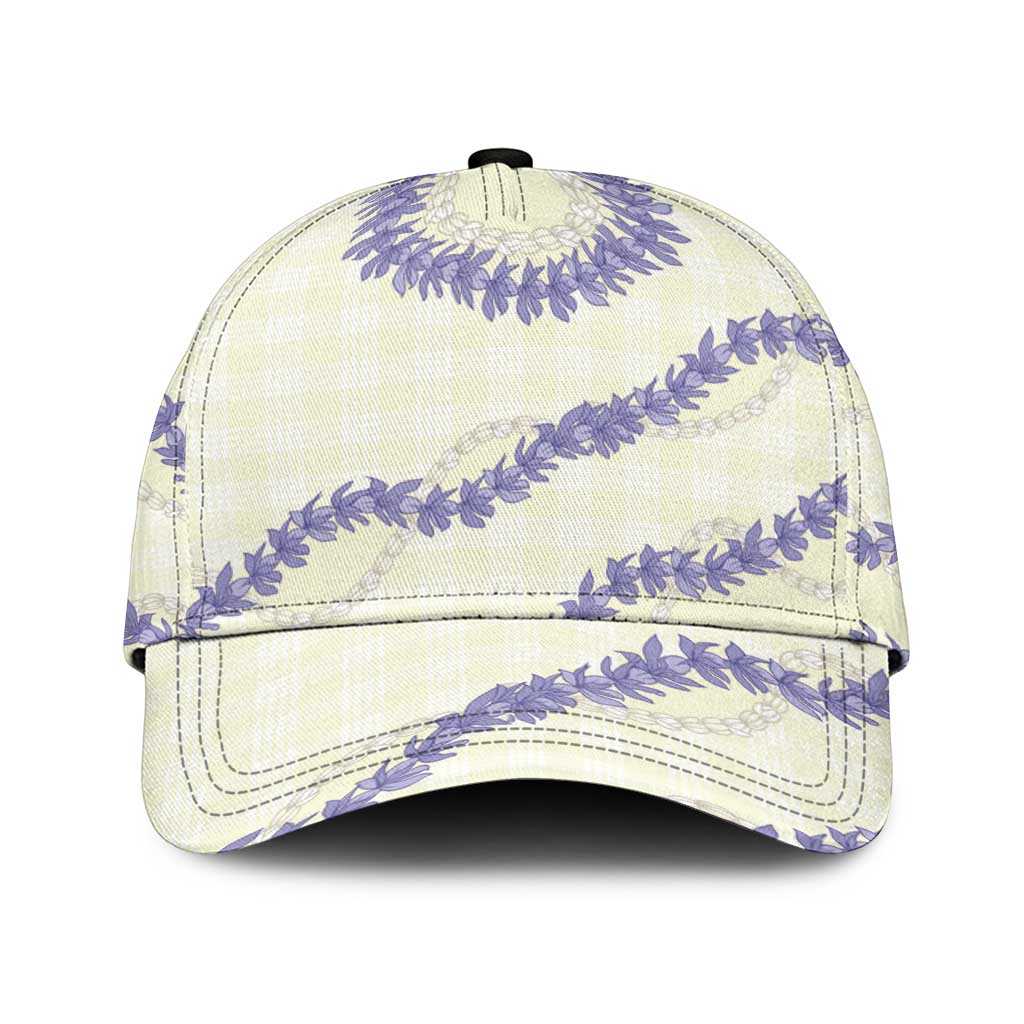 Hawaii Honohono Palaka Motifs Classic Cap Hawaiian Orchid Lei