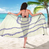 Hawaii Honohono Palaka Motifs Sarong Hawaiian Orchid Lei LT14 - Polynesian Pride