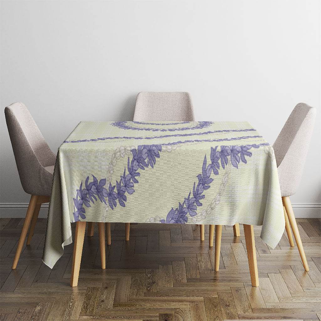 Hawaii Honohono Palaka Motifs Tablecloth Hawaiian Orchid Lei LT14 - Polynesian Pride