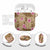 Beige Hawaii Hibiscus With Tropical Flowers Motifs AirPods Case - Polynesian Pride