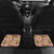 Beige Hawaii Hibiscus With Tropical Flowers Motifs Car Mats - Polynesian Pride