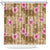 Beige Hawaii Hibiscus With Tropical Flowers Motifs Shower Curtain - Polynesian Pride