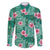 Cyan Hawaii Hibiscus With Tropical Flowers Motifs Family Matching Summer Maxi Dress and Hawaiian Shirt - Polynesian Pride