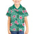 Cyan Hawaii Hibiscus With Tropical Flowers Motifs Hawaiian Shirt - Polynesian Pride