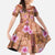 Orange Hawaii Hibiscus With Tropical Flowers Motifs Family Matching Summer Maxi Dress and Hawaiian Shirt - Polynesian Pride