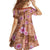 Orange Hawaii Hibiscus With Tropical Flowers Motifs Family Matching Summer Maxi Dress and Hawaiian Shirt - Polynesian Pride