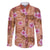Orange Hawaii Hibiscus With Tropical Flowers Motifs Family Matching Summer Maxi Dress and Hawaiian Shirt - Polynesian Pride
