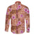 Orange Hawaii Hibiscus With Tropical Flowers Motifs Family Matching Summer Maxi Dress and Hawaiian Shirt - Polynesian Pride