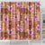 Orange Hawaii Hibiscus With Tropical Flowers Motifs Shower Curtain - Polynesian Pride