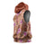 Orange Hawaii Hibiscus With Tropical Flowers Motifs Sleeveless Hoodie - Polynesian Pride