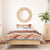 Aloha Hawaii Mikioi Lei Bedding Set Beige Tropical Flower Pattern - Polynesian Pride