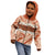Aloha Hawaii Mikioi Lei Kid Hoodie Beige Tropical Flower Pattern - Polynesian Pride