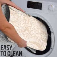 Aloha Hawaii Mikioi Lei Bathroom Set Cattail Red Tropical Flower Pattern - Polynesian Pride