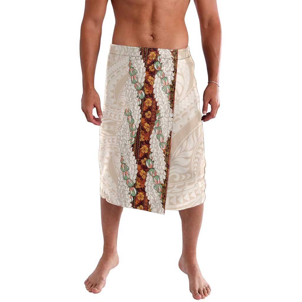 Aloha Hawaii Mikioi Lei Lavalava Cattail Red Tropical Flower Pattern - Polynesian Pride