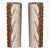 Aloha Hawaii Mikioi Lei Skinny Tumbler Cattail Red Tropical Flower Pattern - Polynesian Pride